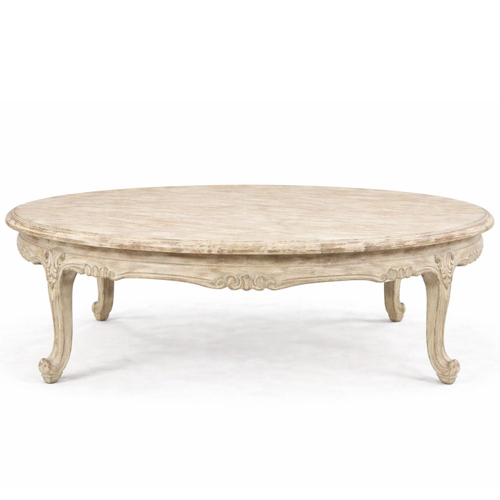 Antique White French Dejeuner Coffee Table