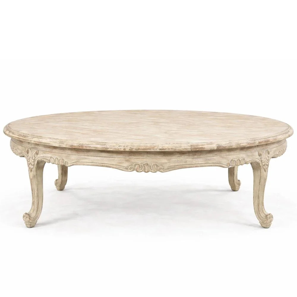 Antique Cream French Dejeuner Coffee Table