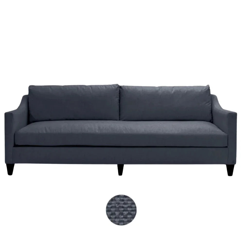 Madison White Upholstered Sofa