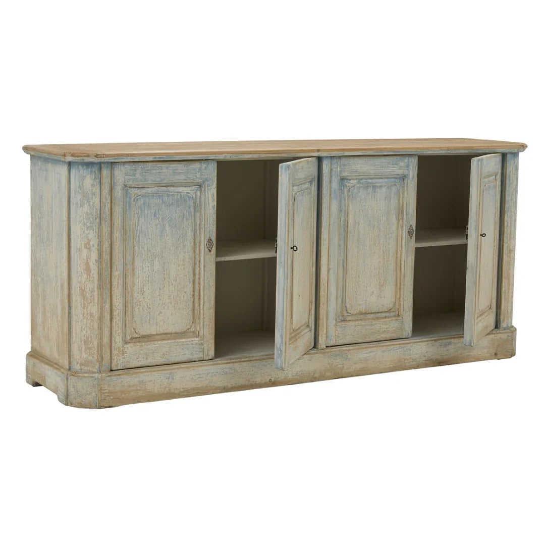 Distressed Blue Vintage Sideboard