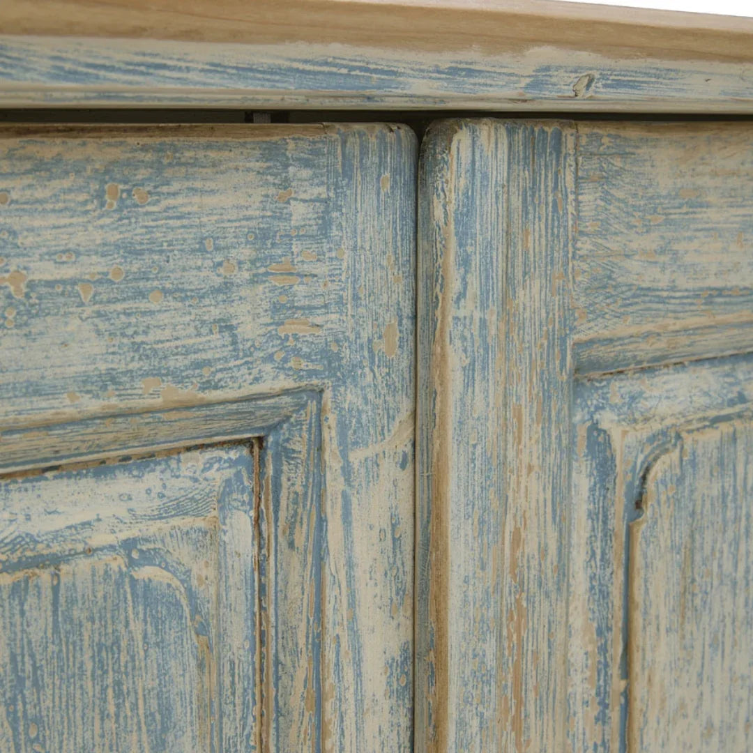 Distressed Blue Vintage Sideboard