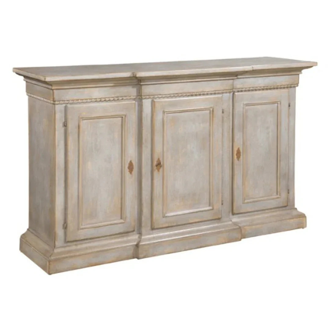 Distressed Three Door Sideboard