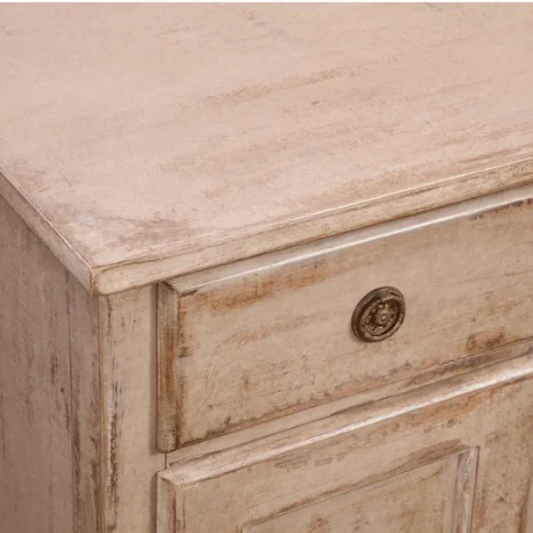 Rustic Cream Farmhouse Sideboard
