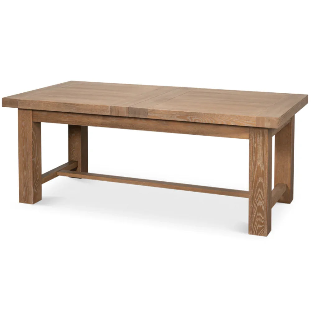 Dusty Oak Bauhaus Oak Extendable Dining Table
