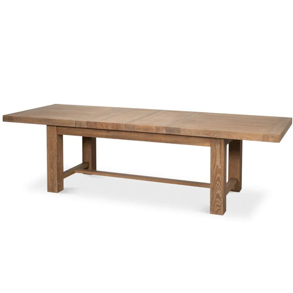 Dusty Oak Bauhaus Oak Extendable Dining Table