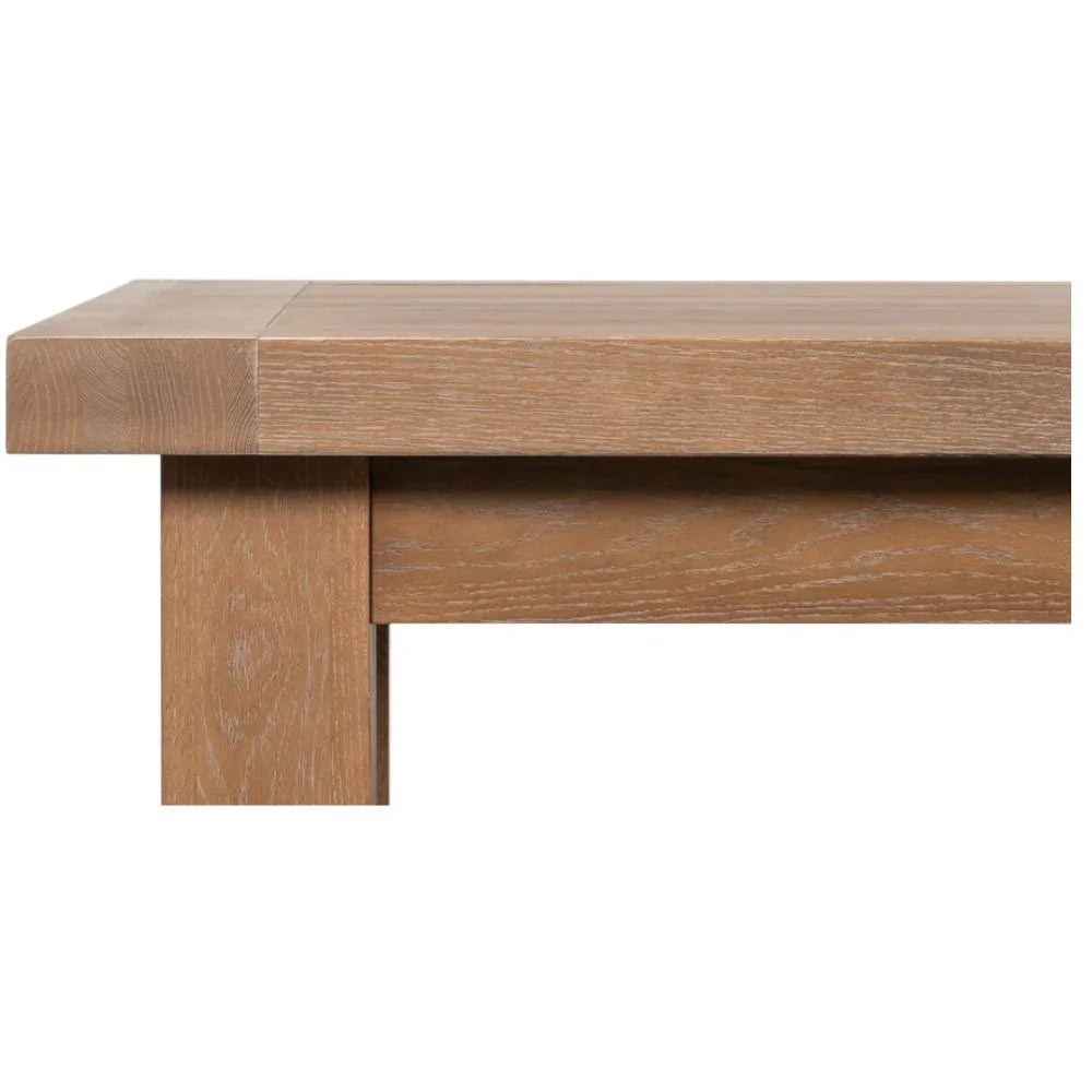 Dusty Oak Bauhaus Oak Extendable Dining Table