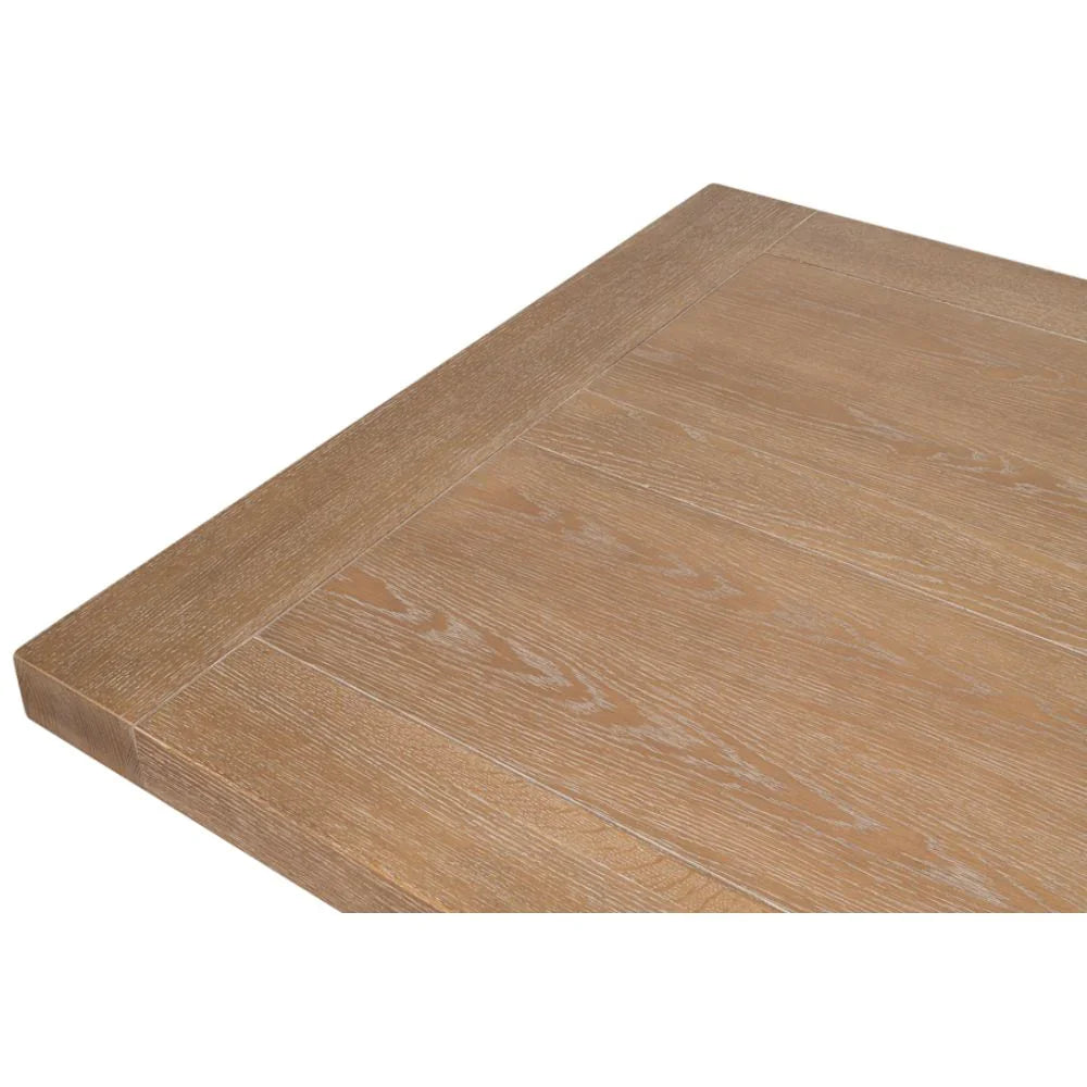 Dusty Oak Bauhaus Oak Extendable Dining Table