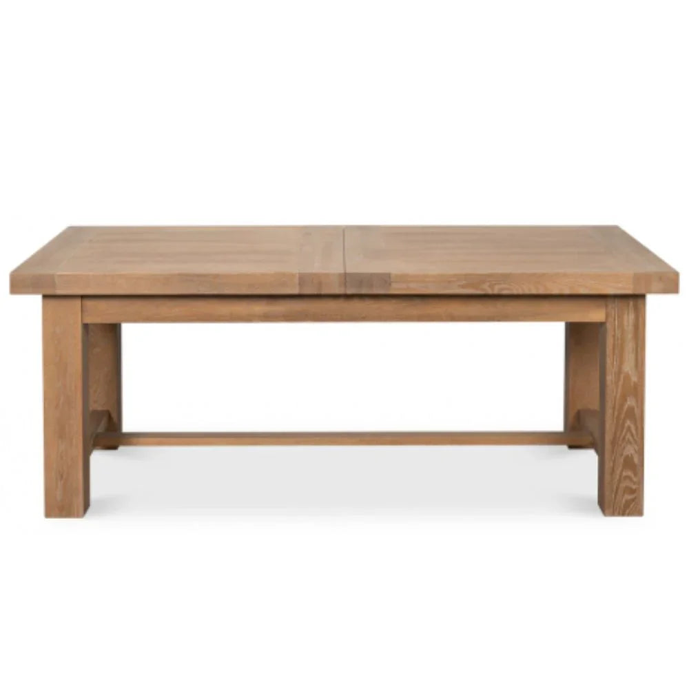 Dusty Oak Bauhaus Oak Extendable Dining Table
