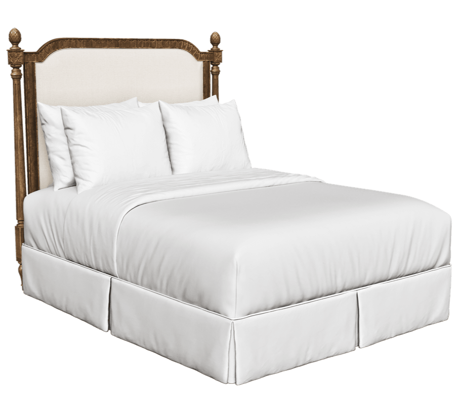 Tiffany Finial Upholstered Headboard