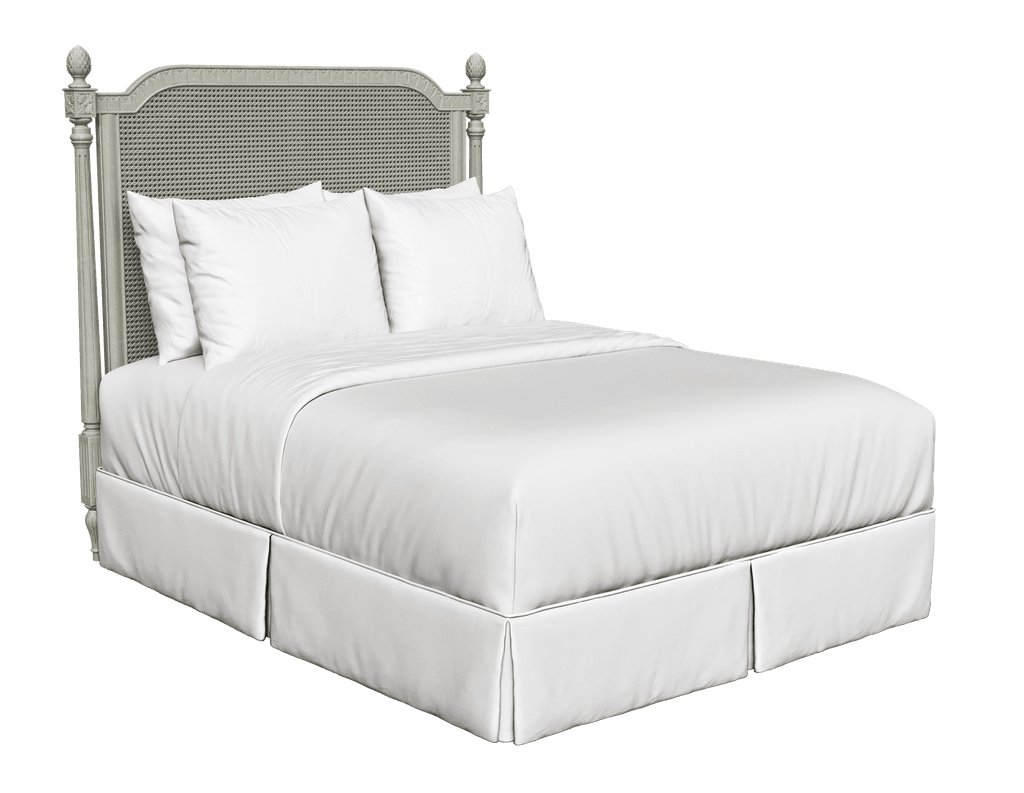 French Shabby Chic Cane Headboard