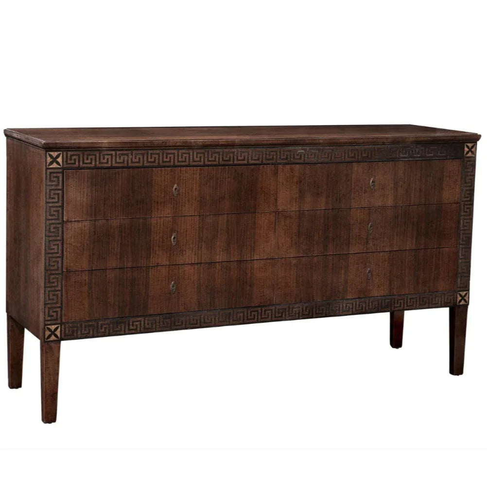 Elegant Greek Key Motif Dresser