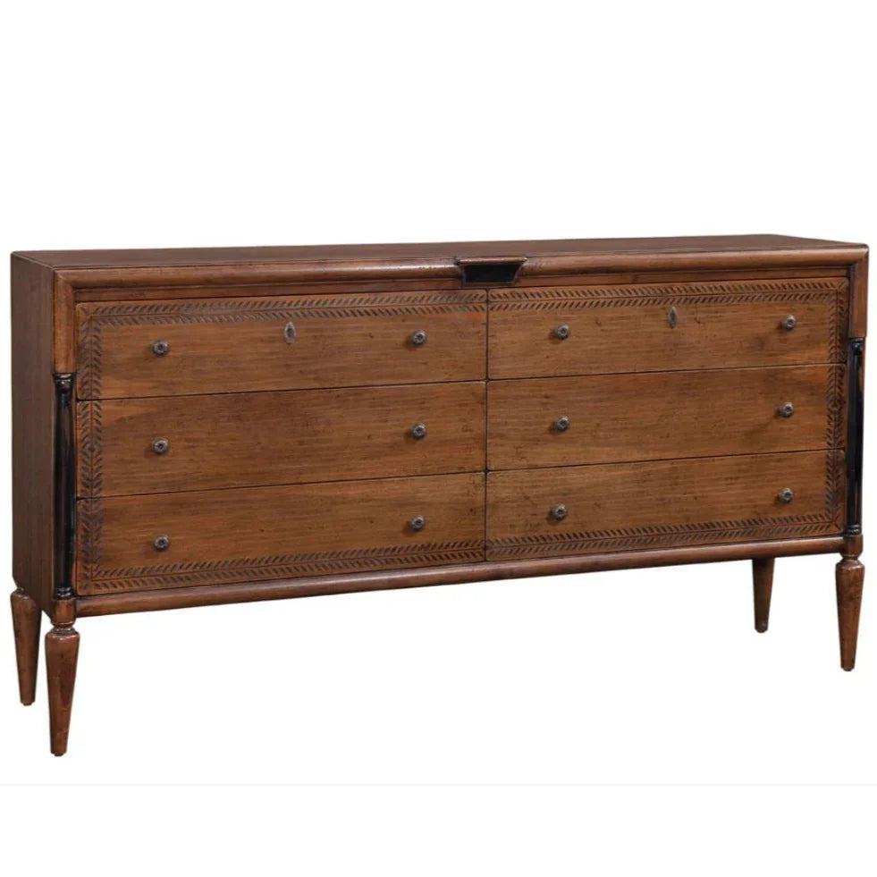 Venetian Etched Leaf Dresser