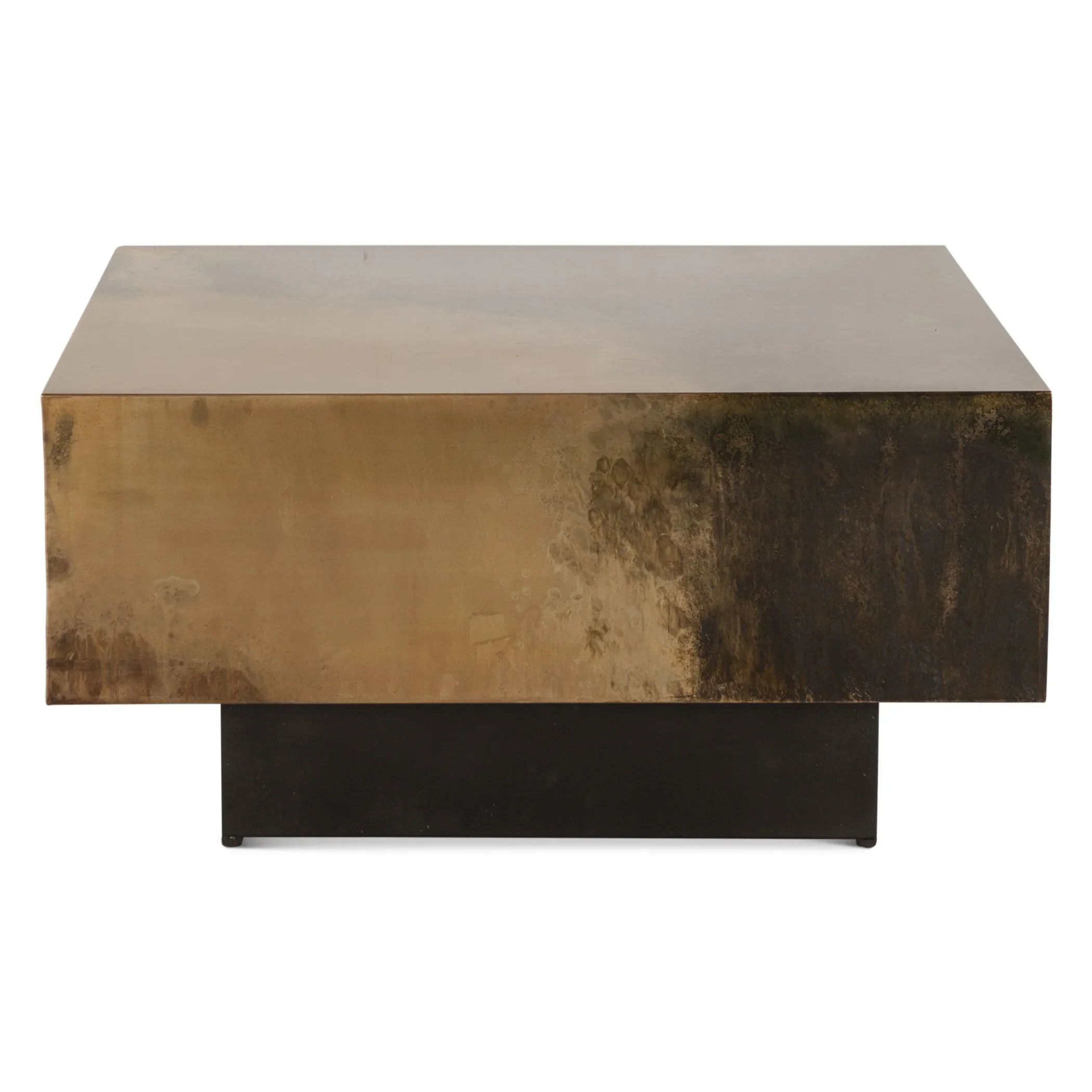 Modern Copper Block Coffee Table