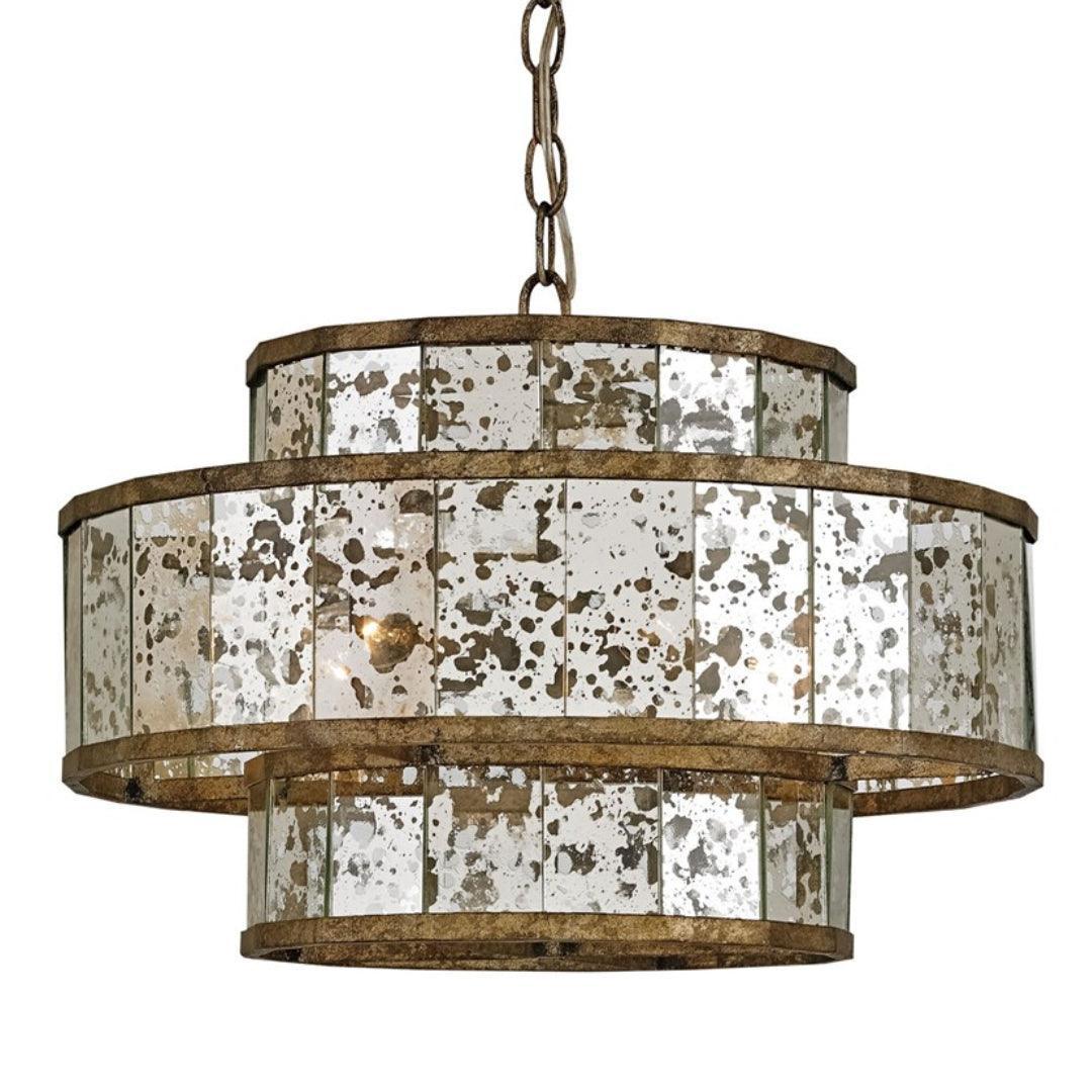 Fantasia Mirrored Tiered Chandelier