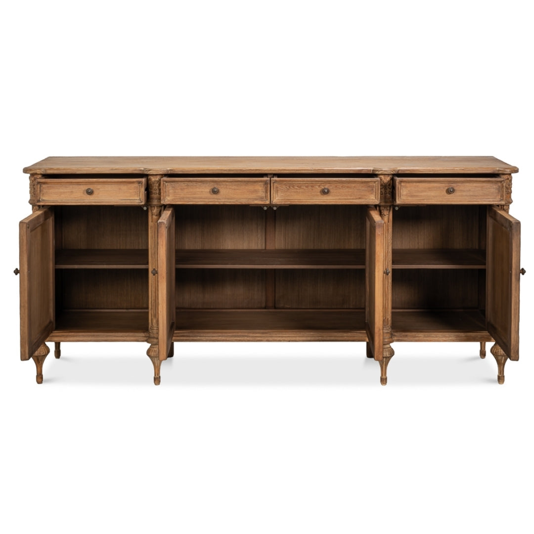 Fleur Natural Brown Country Sideboard