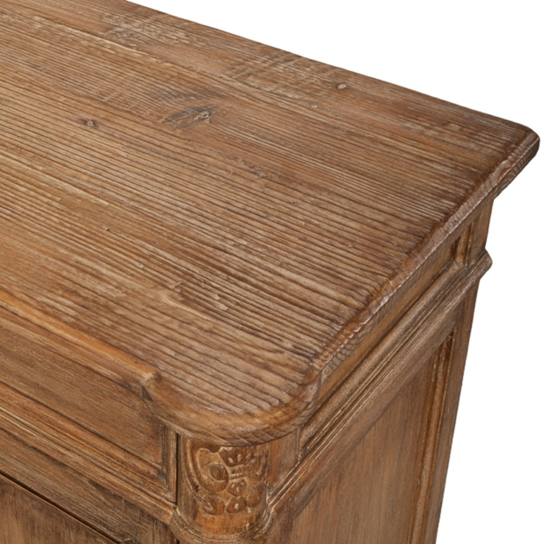 Fleur Natural Brown Country Sideboard