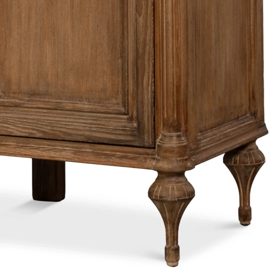 Fleur Natural Brown Country Sideboard