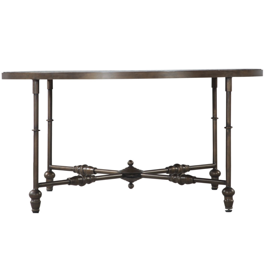 Floral Leaf Ivory Inlay Coffee Table