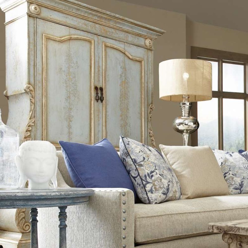 Sky Blue Shabby Chic Armoire