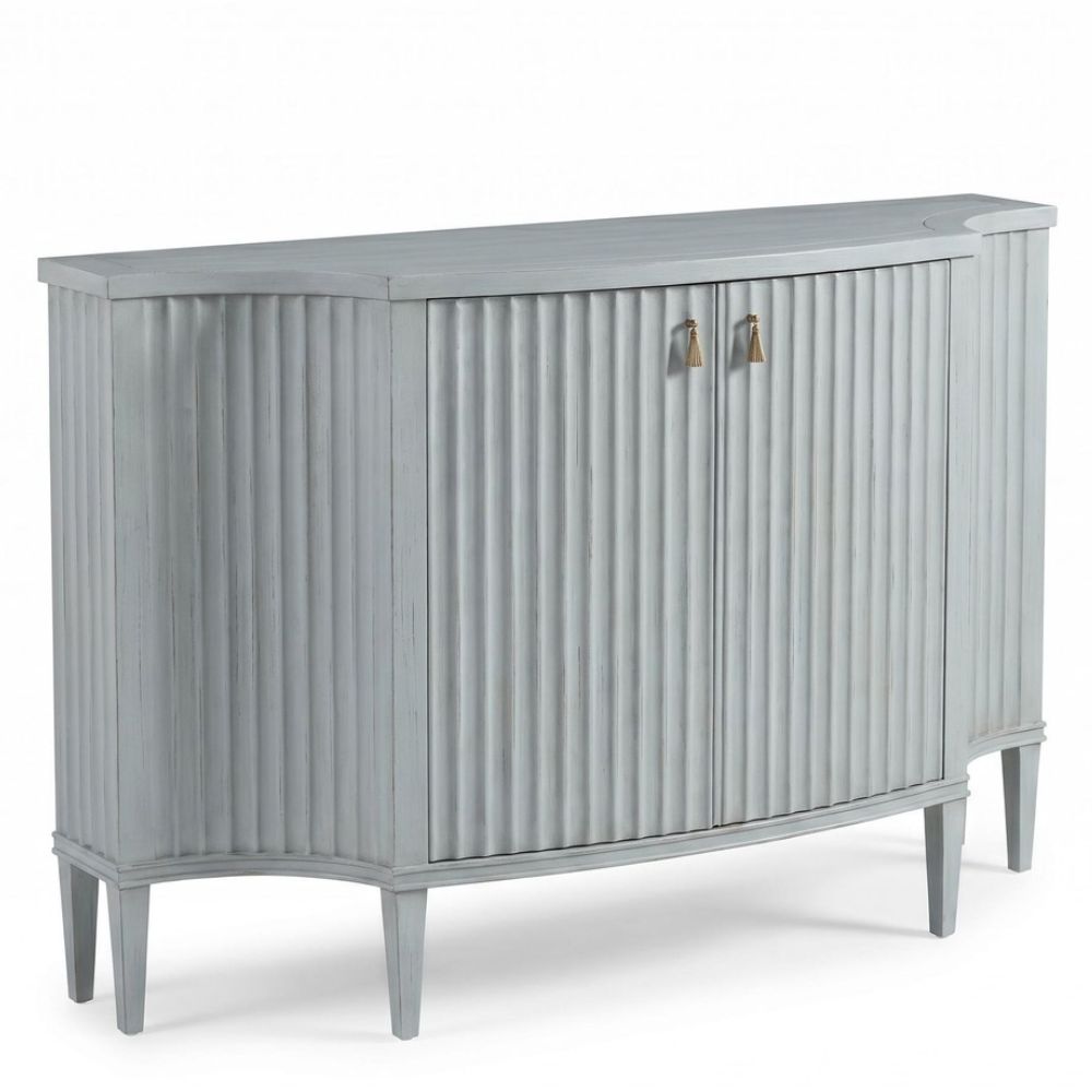 Blanca Fluted Curved Sideboard