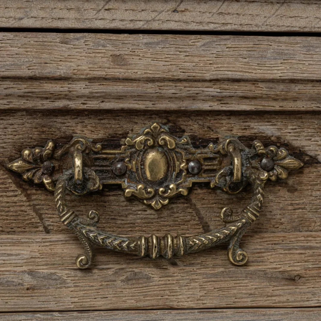 French Country White Marble Top Buffet, Circa 1870