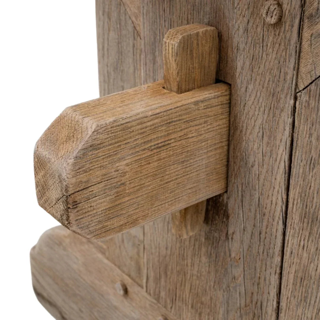 French Farmhouse Oak Trestle Table, Circa 1940
