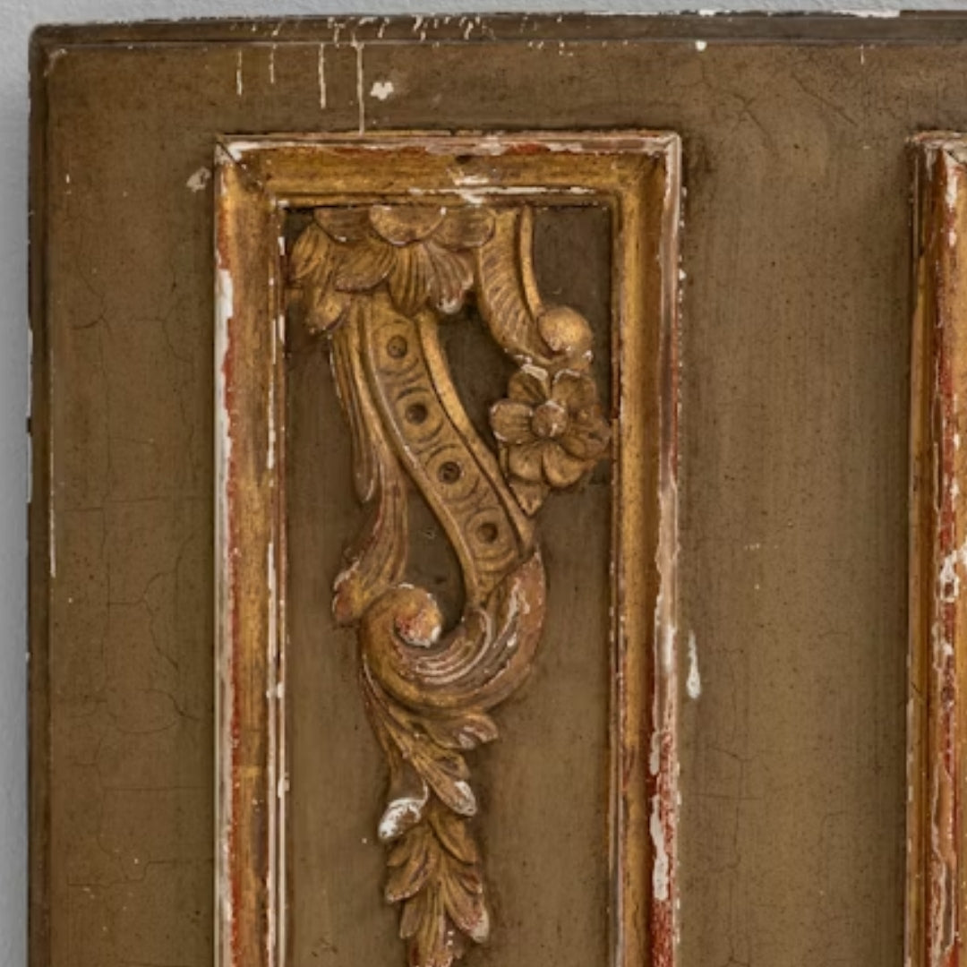 French Painted Landscape TrumeaU Mirror