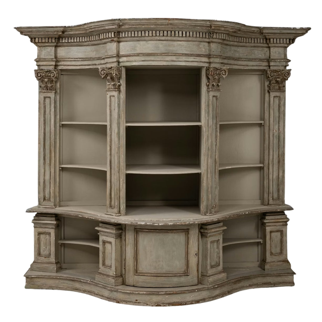 Antique French Provincial Display Cabinet, Circa 1780