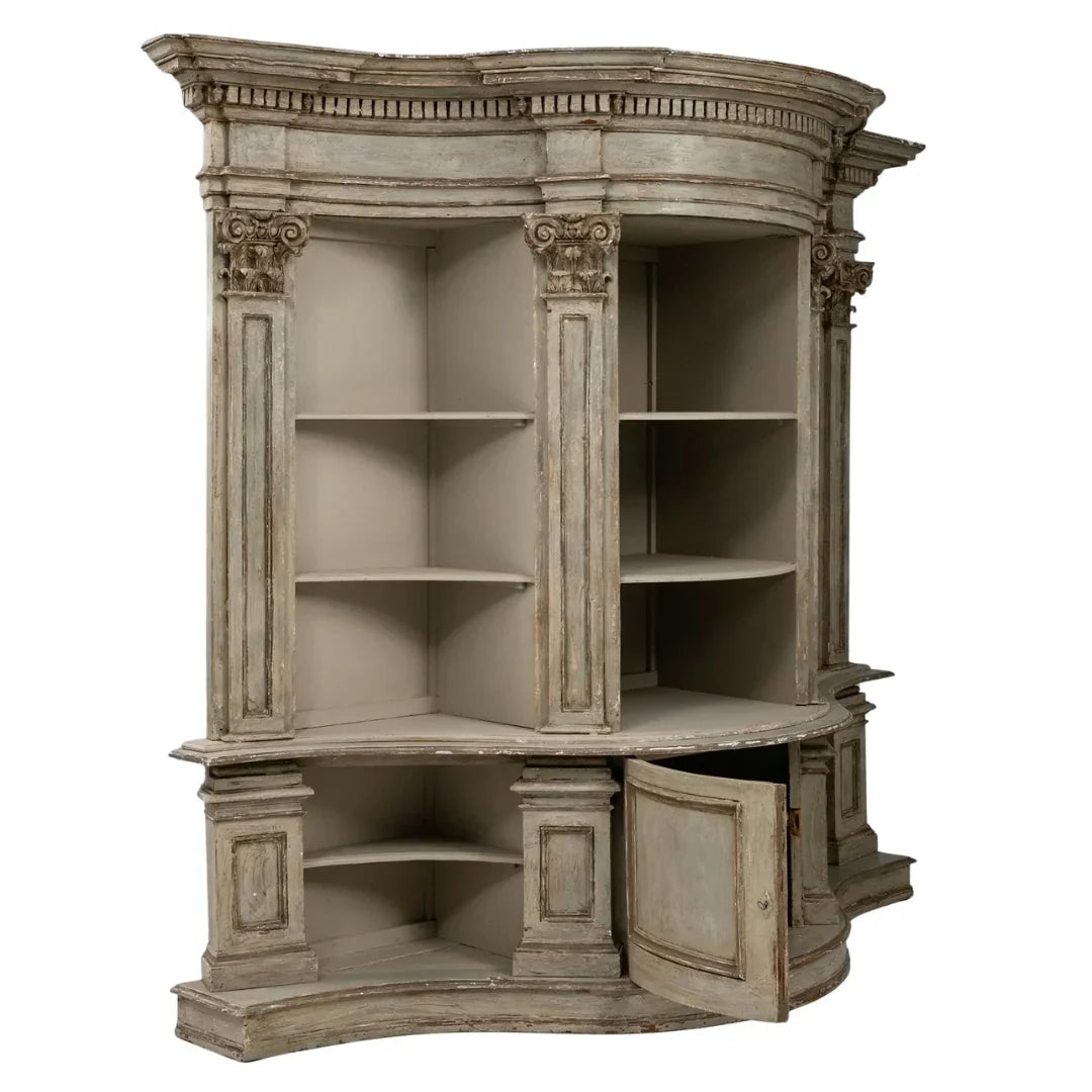 Antique French Provincial Display Cabinet, Circa 1780