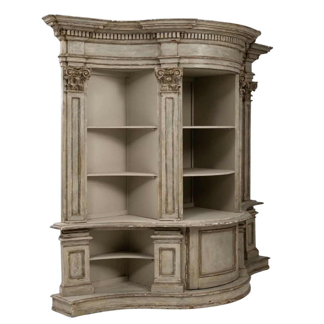 Antique French Provincial Display Cabinet, Circa 1780