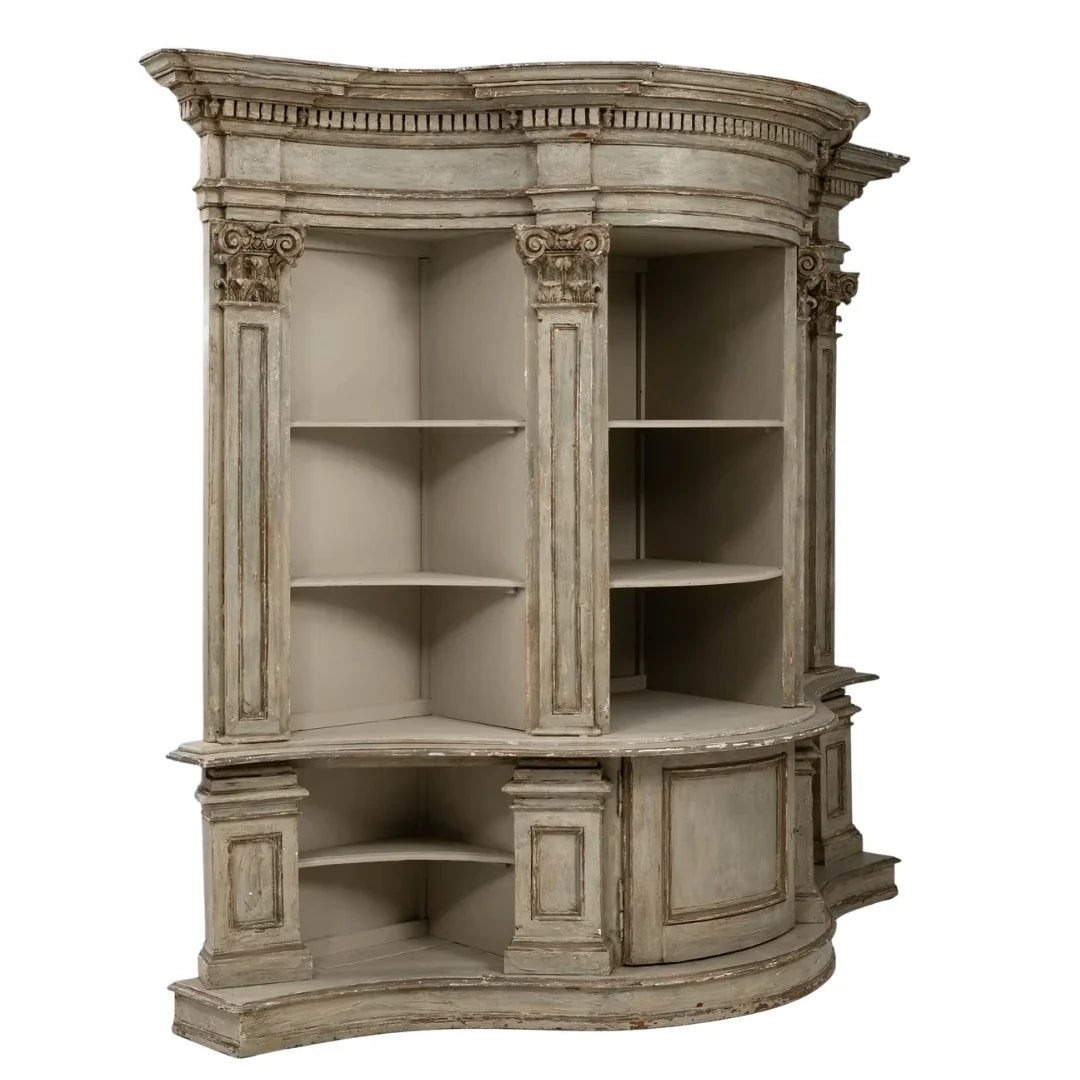 Antique French Provincial Display Cabinet, Circa 1780