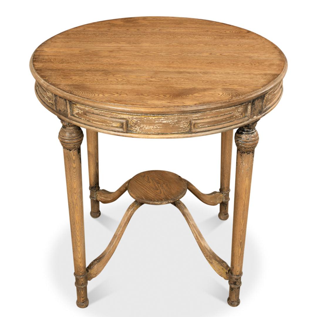 French Warm Brown Accent Table
