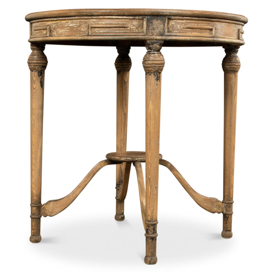 French Warm Brown Accent Table