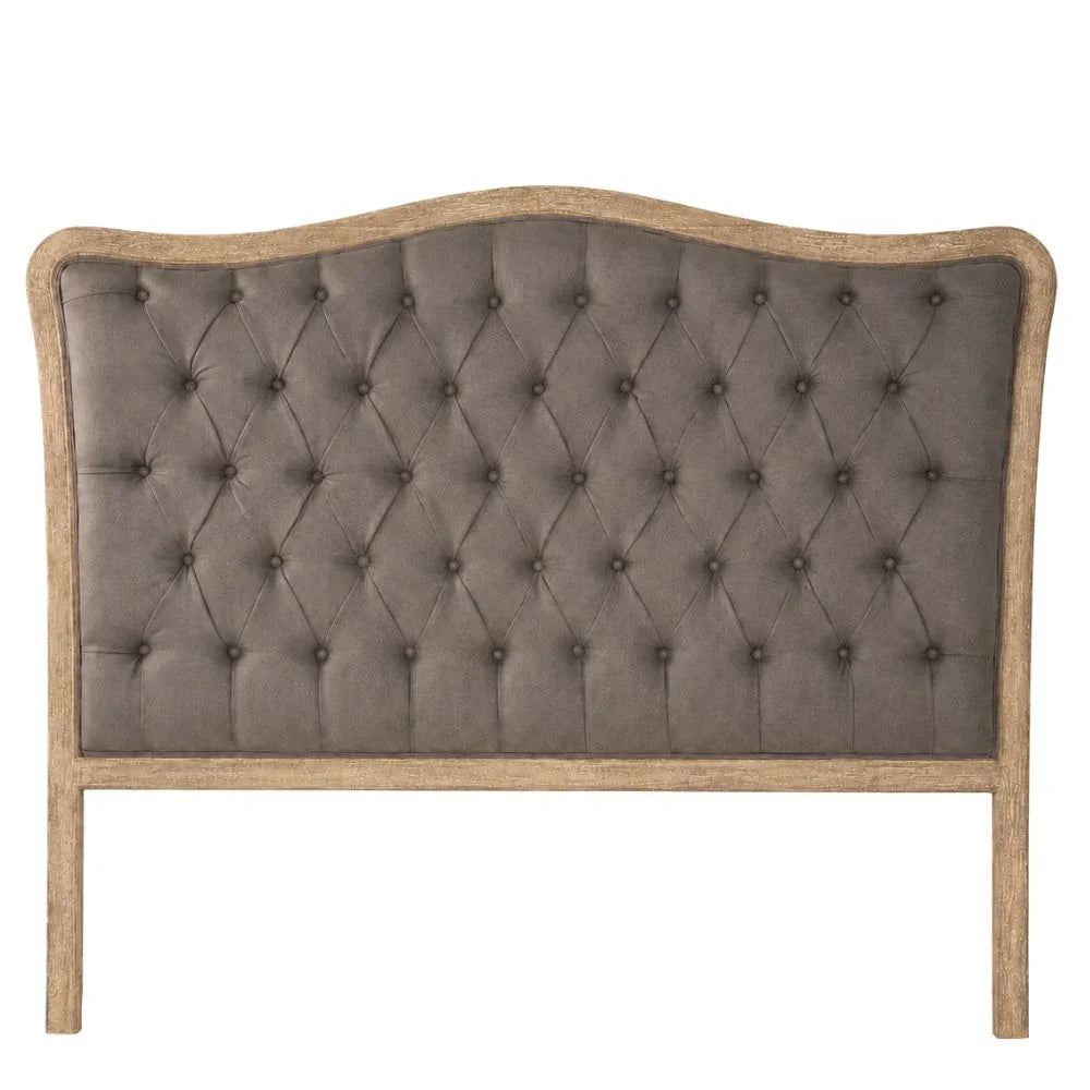 French Brown Maison Tufted Headboard