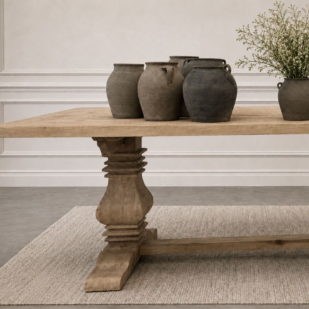 French Country Baluster Dining Table
