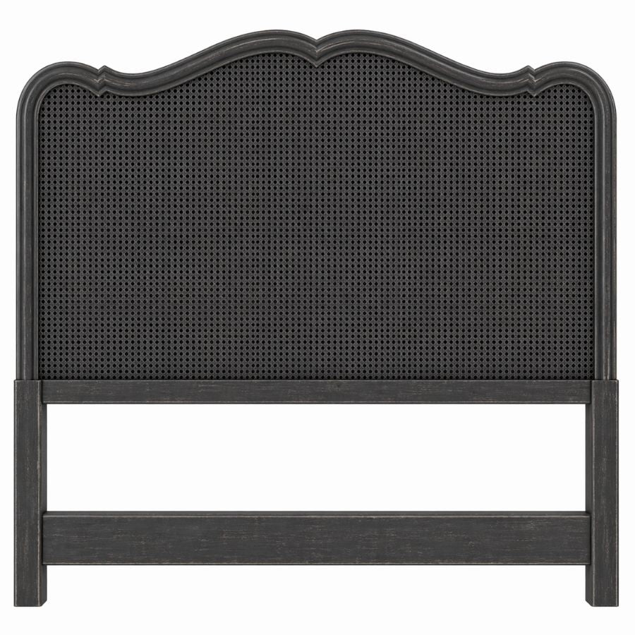 French Country Curvy Cane Headboard