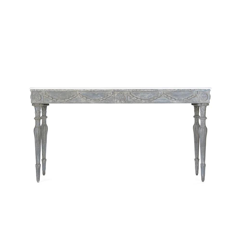 French Rosette Console Table