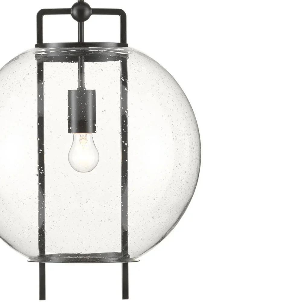 Geo Seeded Globe Pendant Light