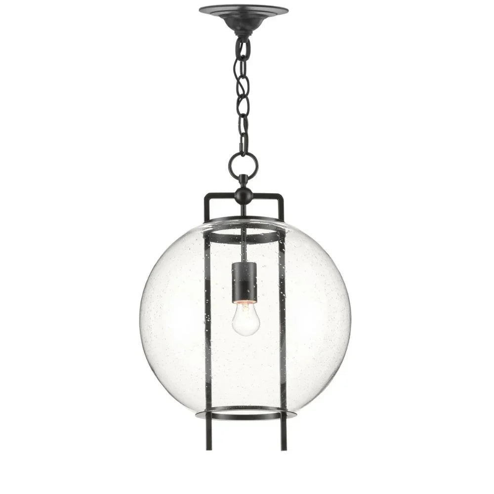 Geo Seeded Globe Pendant Light