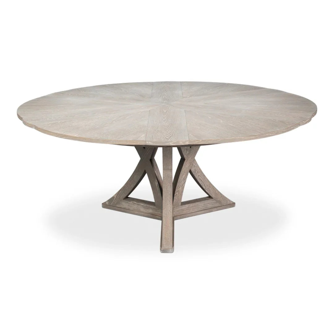 Casual Moonskin Jupe Dining Table