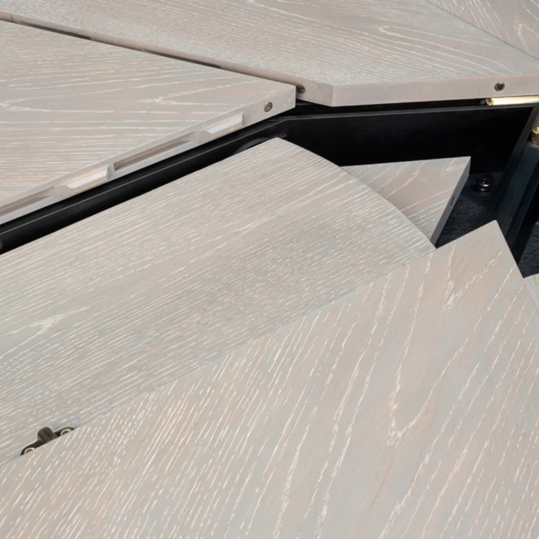 Casual Moonskin Jupe Dining Table