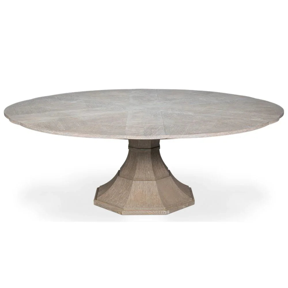 Moonskin Oak Giselle Jupe Dining Table