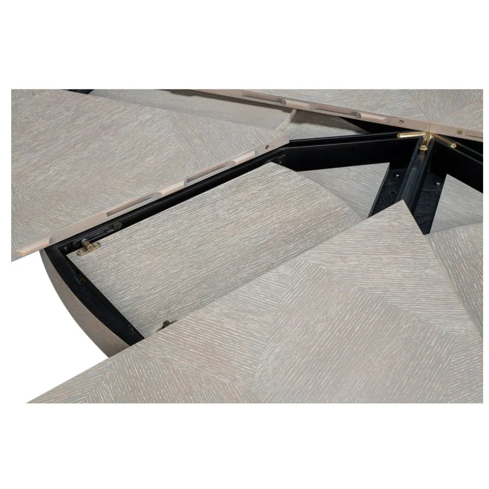 Moonskin Oak Giselle Jupe Dining Table