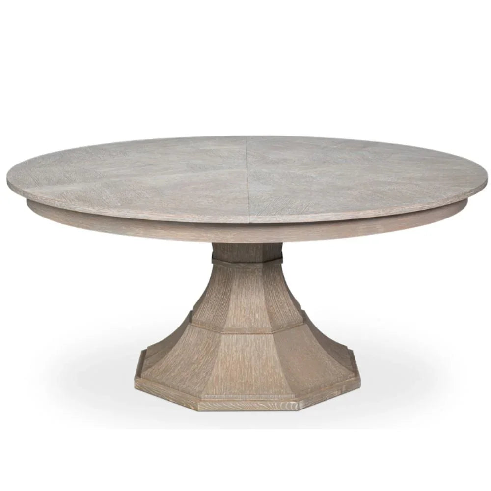 Moonskin Oak Giselle Jupe Dining Table