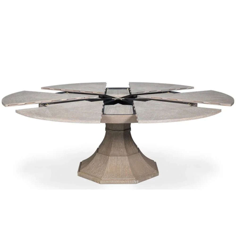 Moonskin Oak Giselle Jupe Dining Table