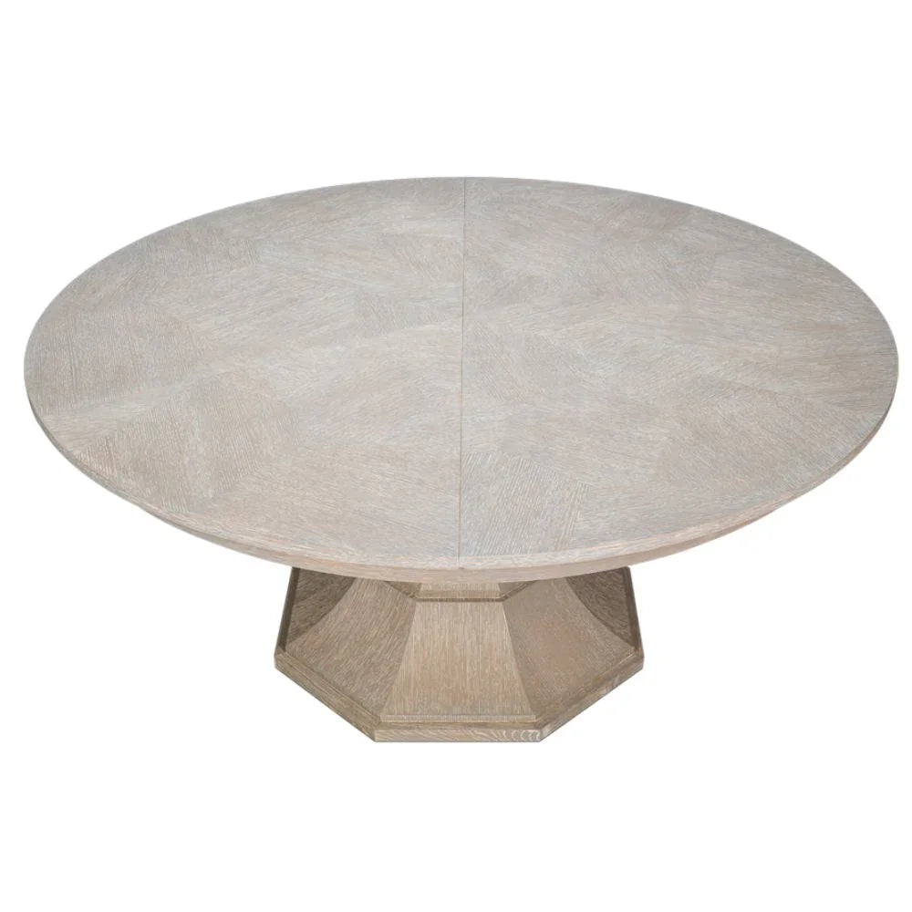Moonskin Oak Giselle Jupe Dining Table