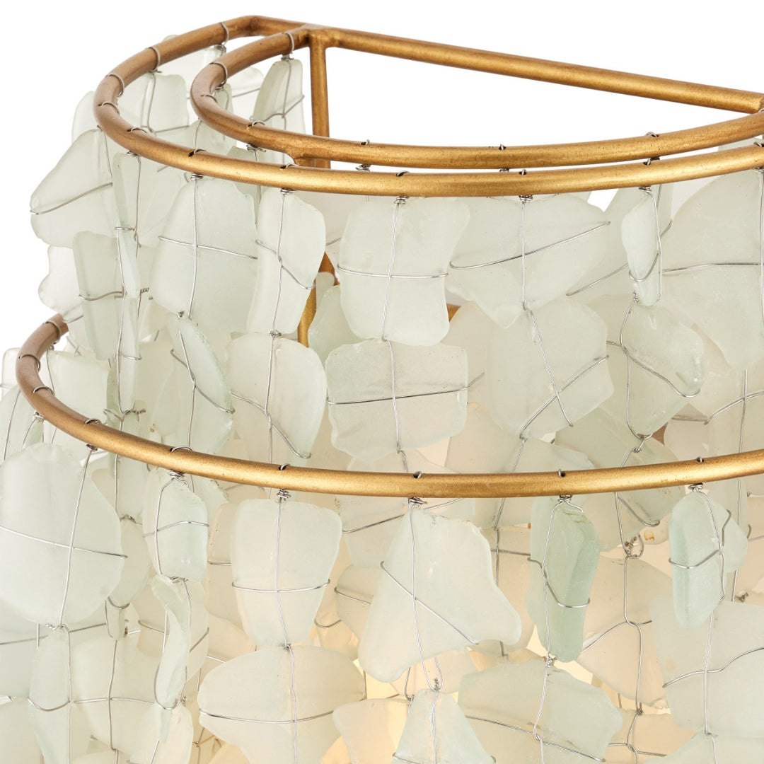 Seagrass Rainfall Wall Sconce