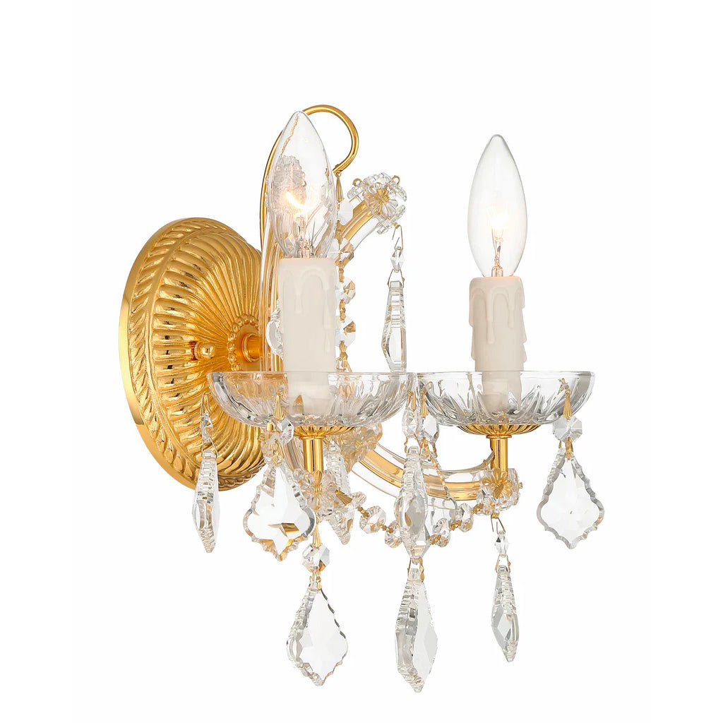 Luxe Cut Crystal Wall Sconce