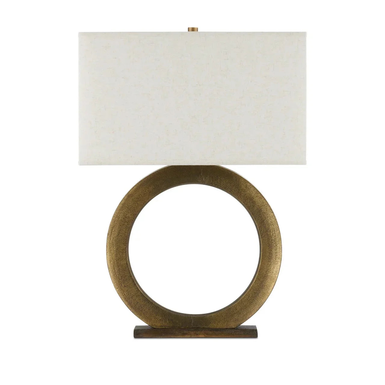 Golden Loop Sculptural Table Lamp