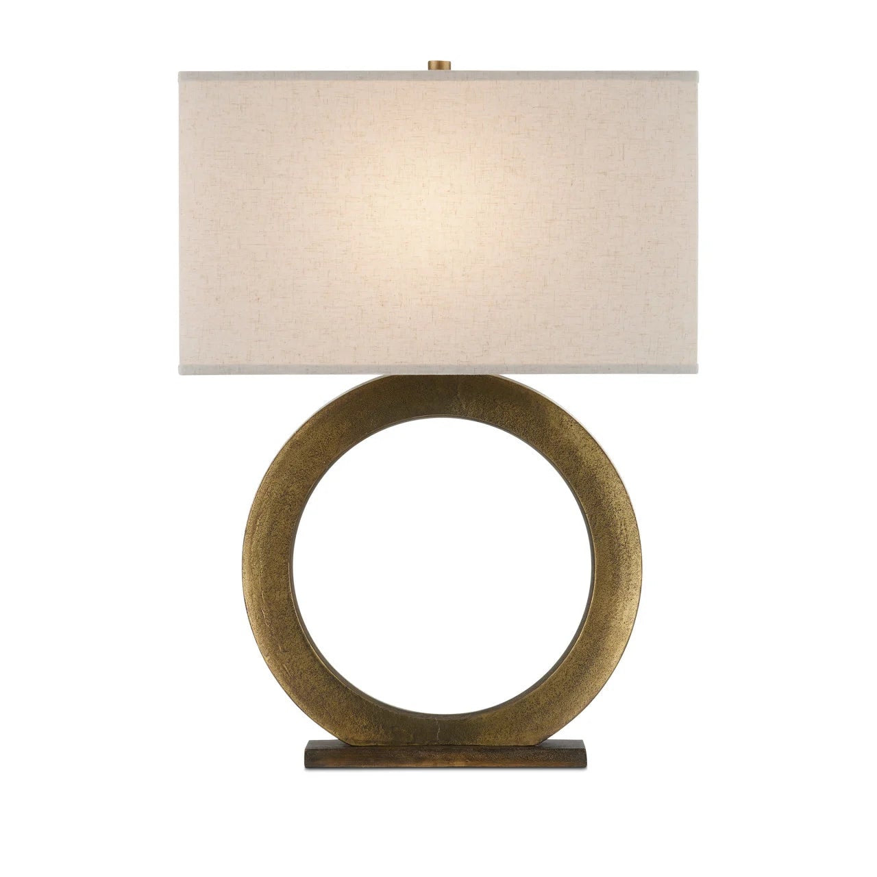 Golden Loop Sculptural Table Lamp